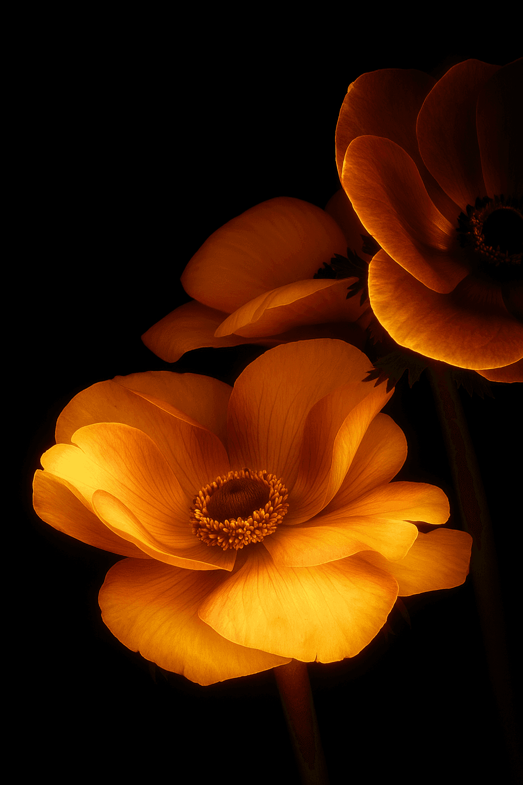 Modern alternatief voor een bloemenschilderij