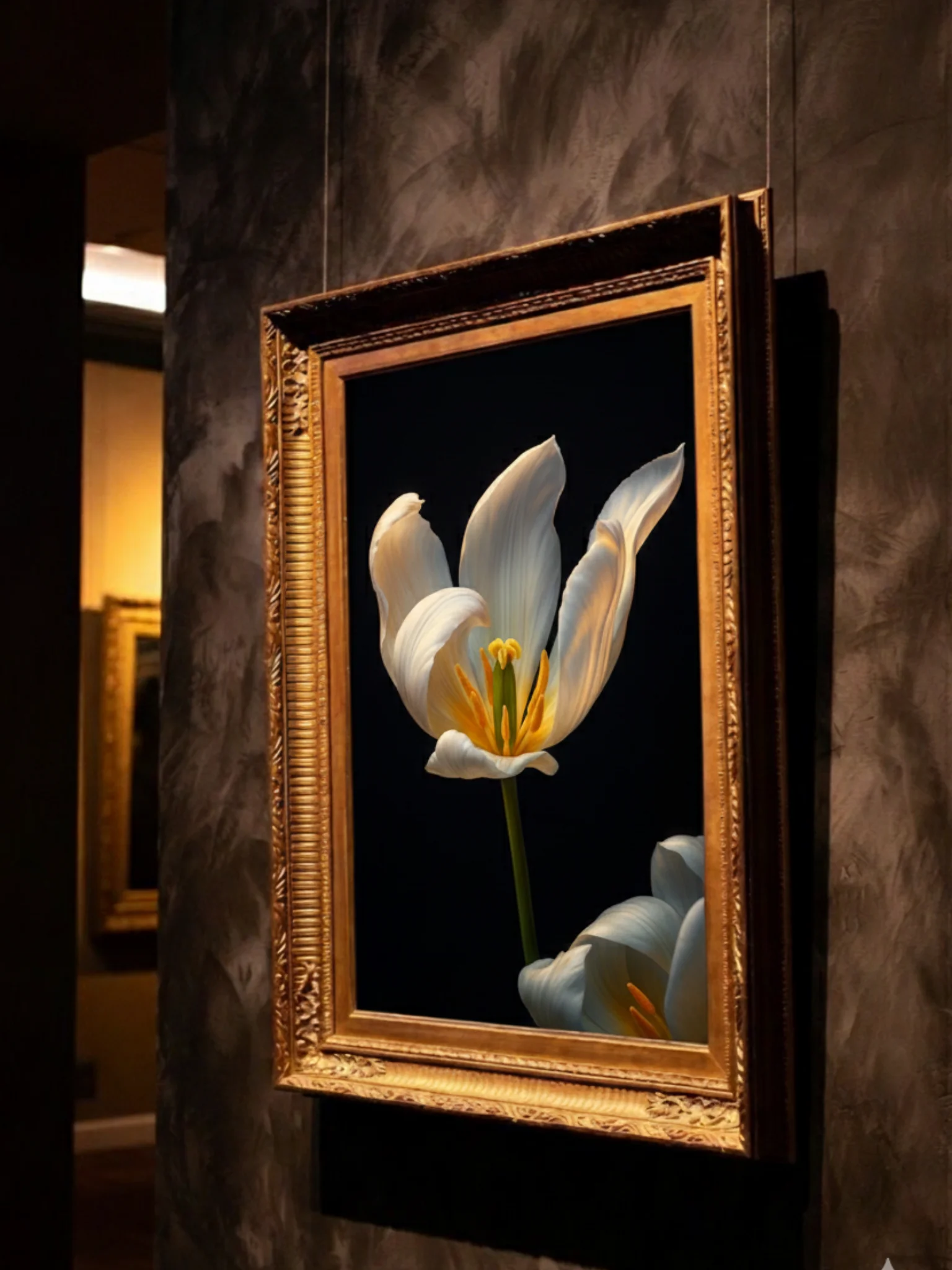 Ingelijste botanische kunstfotografie van Beate Marie op Diasec