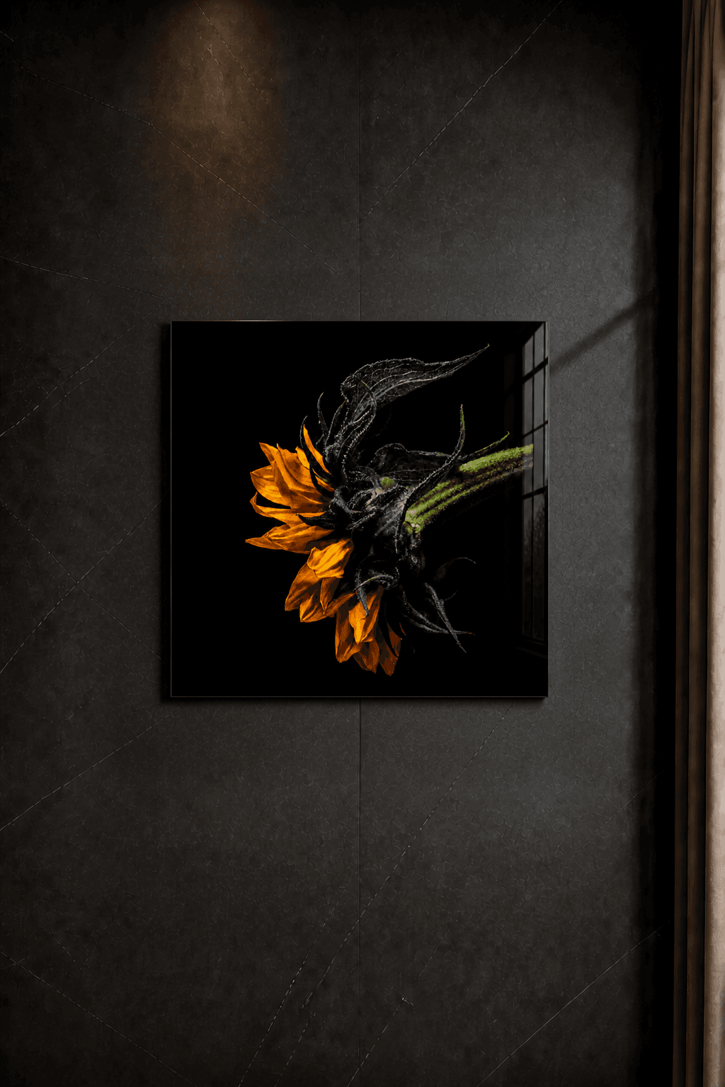 Inkeer, botanische kunstfotografie op Diasec