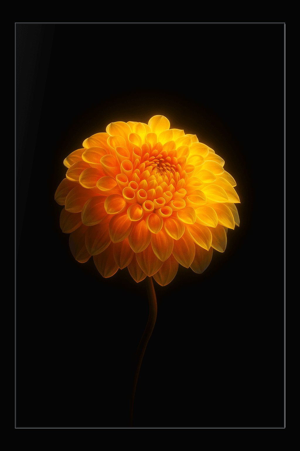 Zonnekoningin, botanische kunstfotografie in een oplage van drie