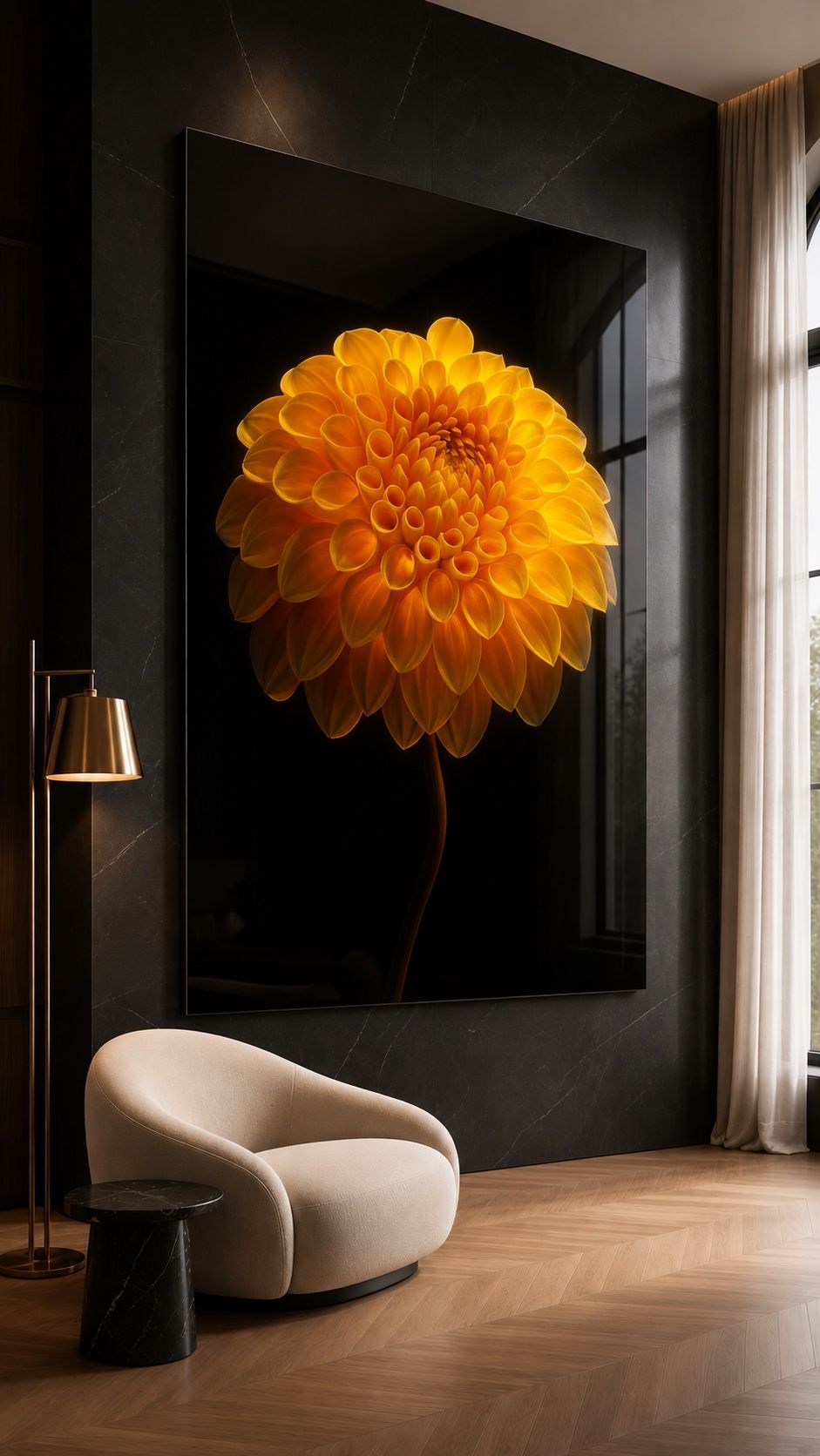 Dahlia, fotografie van Beate Marie